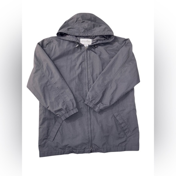 Eddie Bauer Women's Black Nylon Rain Jacket Size Medium - Picture 1 of 10